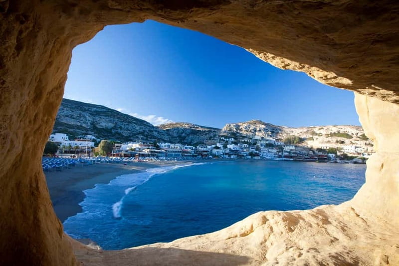 From Rethymno: Spili, Agia Galini, and Matala Tour - The guides and the road between stops