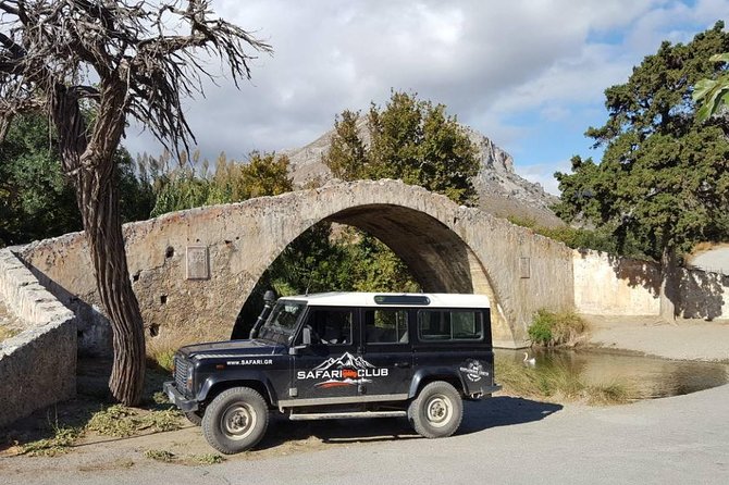 Full-Day Land Rover Safari from Rethymno with Lunch Swimming - The morning pickup and the move into the mountains