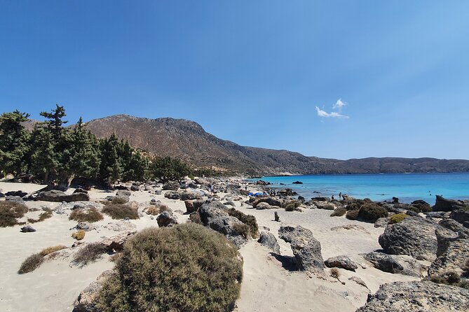Full-Day Private Tour in Elafonisi Pink Beach - Aspri Limni offers a small, sharp-edged cove