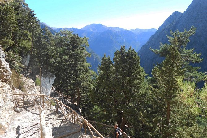 Full Day Samaria Gorge 10-Mile Walking Tour - From the upper trail to the gorge floor