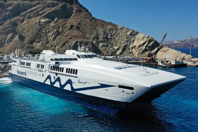 Full-Day Trip to Santorini island by Boat from Rethymno with Transfer your Hotel - The boat crossing sets the pace