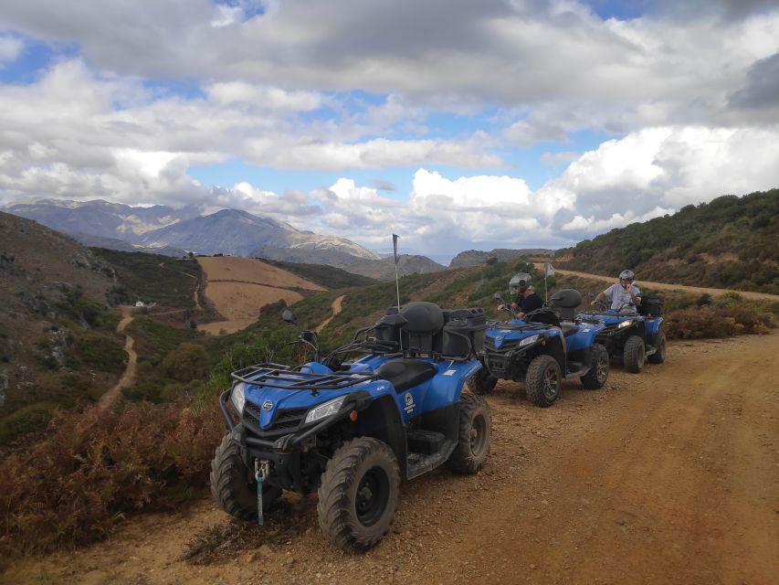 Georgioupolis Quad ATV Safari - Fruit, water, and the mountain café pause