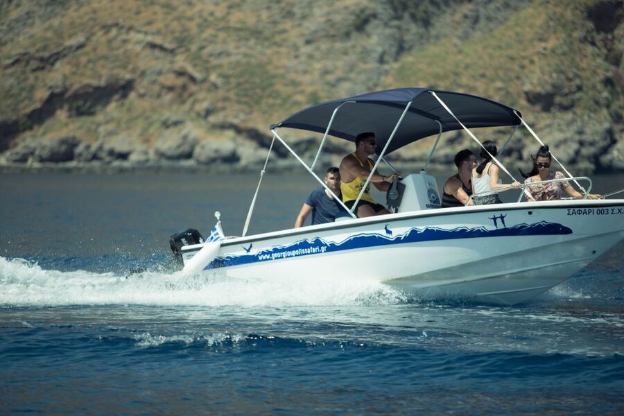 Georgioupolis: Rent a Boat Safari Sea Tour - What the 3-hour route includes