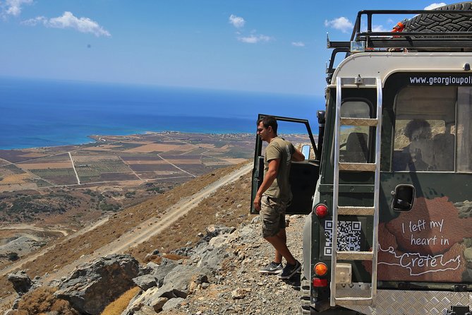 Georgioupolis Safari Off Road Tours Outdoor Activities Land Rover Defender - Imbros Gorge offers a quick final mountain view