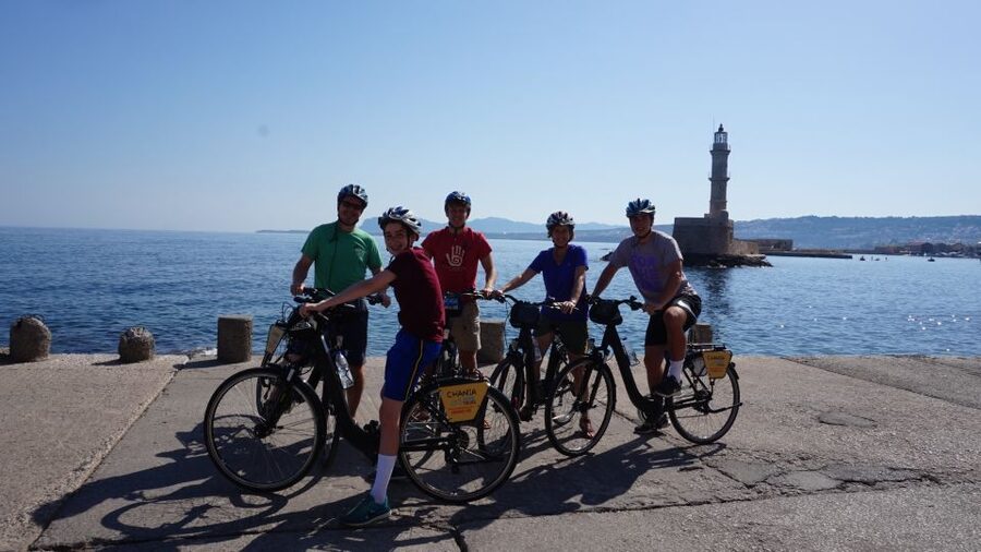 Good Morning Chania Bike Tour - Following Chania’s coastline toward the harbor