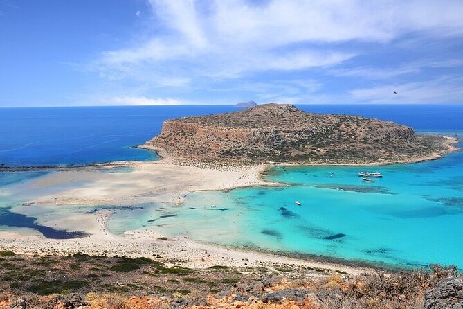 GRAMVOUSA and BALOS Boat & Beach & Lunch on CRETE - The short sail to Balos Lagoon