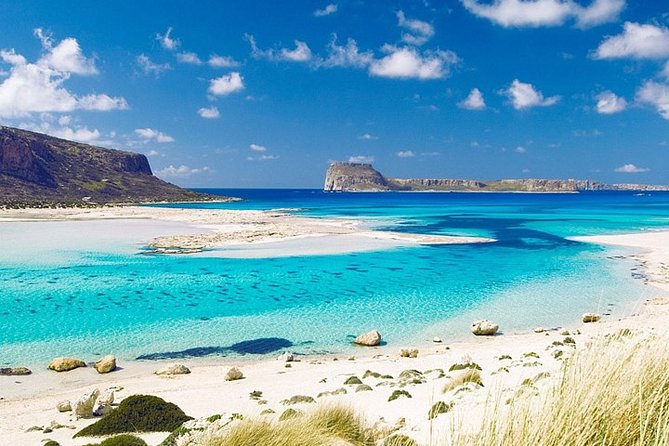 GRAMVOUSA and BALOS Boat & Beach & Lunch on CRETE - Leaving Heraklion and crossing toward Kissamos