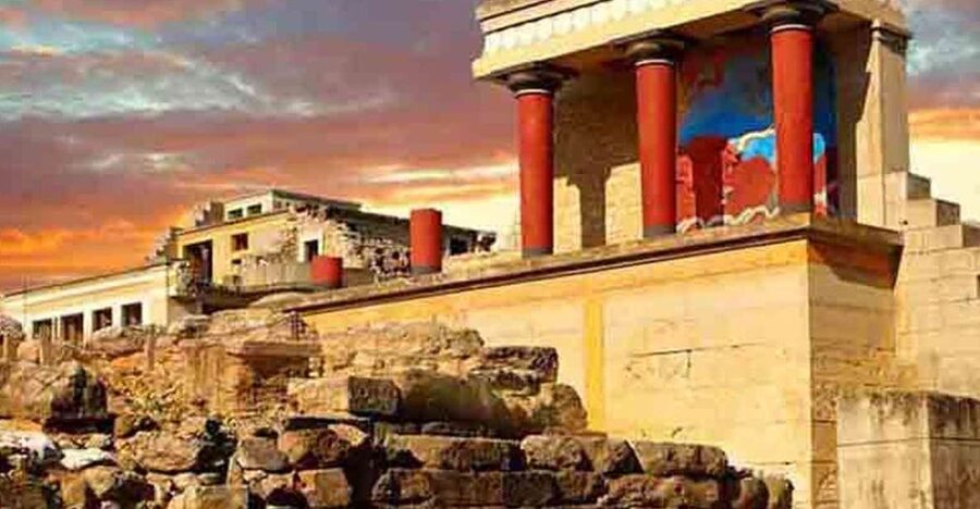 Heraklio:Knossos Palace-Museum-Heraklio ALL IN SKIP The line - The short transfer to Heraklion Archaeological Museum