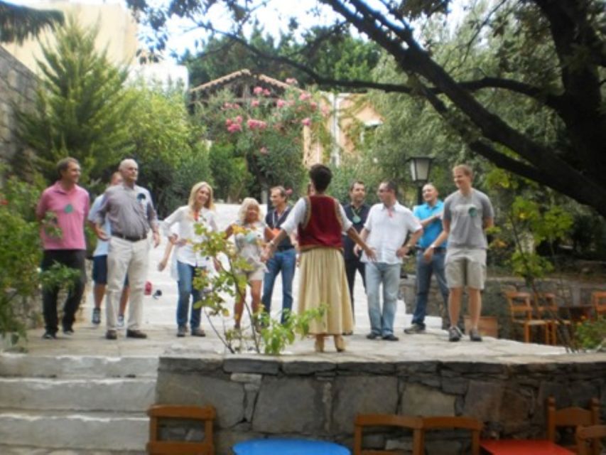 Heraklion Crete: Cretan and Greek Dance Lesson at Arolithos - Arrival at Arolithos and the terrace welcome