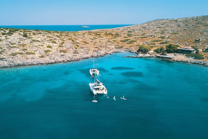 Heraklion: Dia Island Catamaran Cruise with Water Toys - The ride across to Dia Island