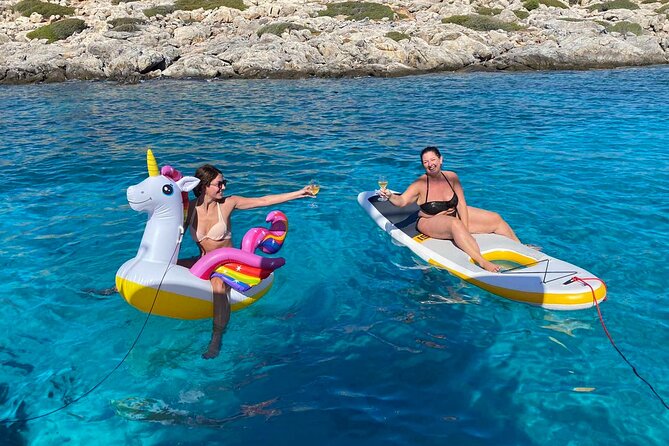 Heraklion: Dia Island Catamaran Cruise with Water Toys - What the $151.23 price delivers