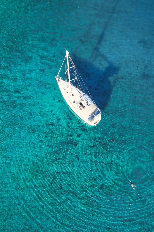 Heraklion: Dia Island Private Sailing Cruise with Full Meal - A Mediterranean lunch served on board