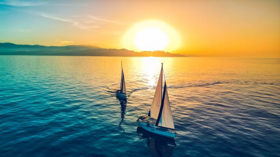 Heraklion: Dia Island Sailboat Cruise with Swimming and Meal - A protected bay, not a shore excursion