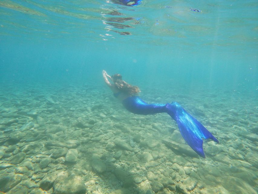 Heraklion: Diving, Swimming, and Snorkeling like a Mermaid - From hotel pickup to Agia Pelagia
