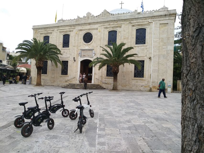 Heraklion: Ecobike Sightseeing Tour with Greek Meze - Georgiadis Park and Heraklion’s layered past