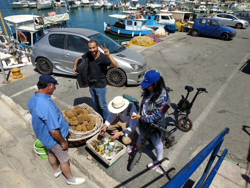Heraklion: Ecobike Sightseeing Tour with Greek Meze - Lions Fountain and Lion’s Square