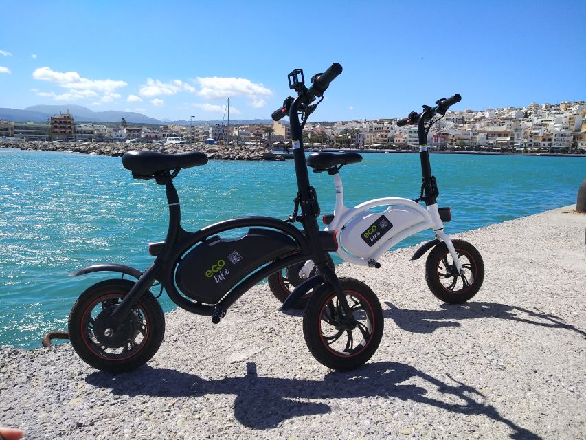 Heraklion: Ecobike Tour with Food tasting - Agios Minas Cathedral and the first major food stop