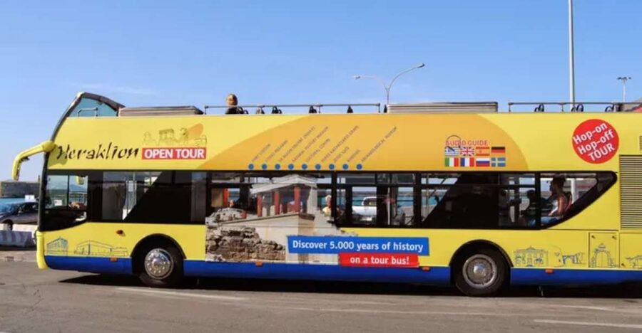 Heraklion: Hop-on Hop-off Open Top Bus Sightseeing Tour - Starting by the Old Port and cruise terminal