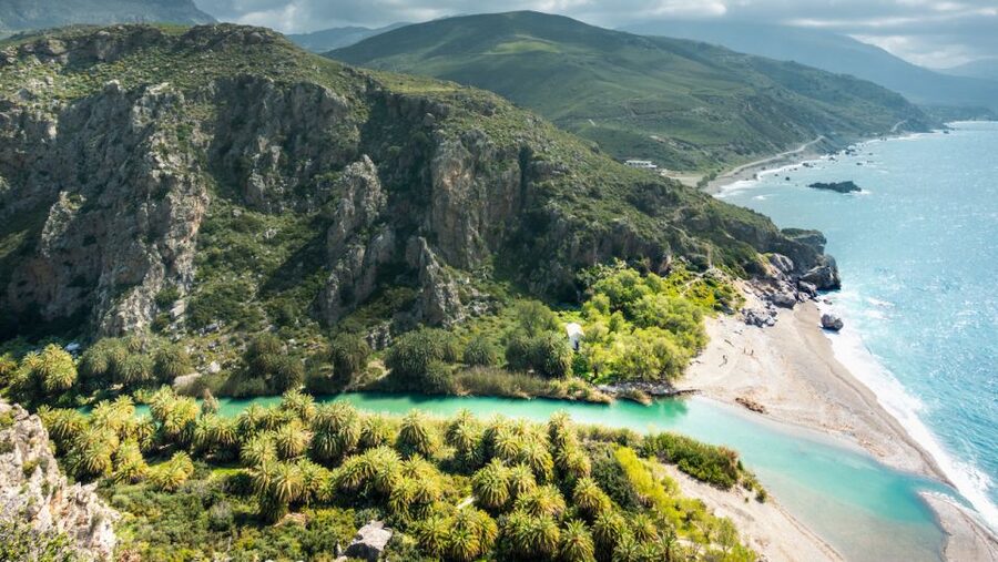 Heraklion: Preveli By Boat, Damnoni & Kourtaliotiko Springs - Kourtaliotiko Gorge Springs: a cool first stop