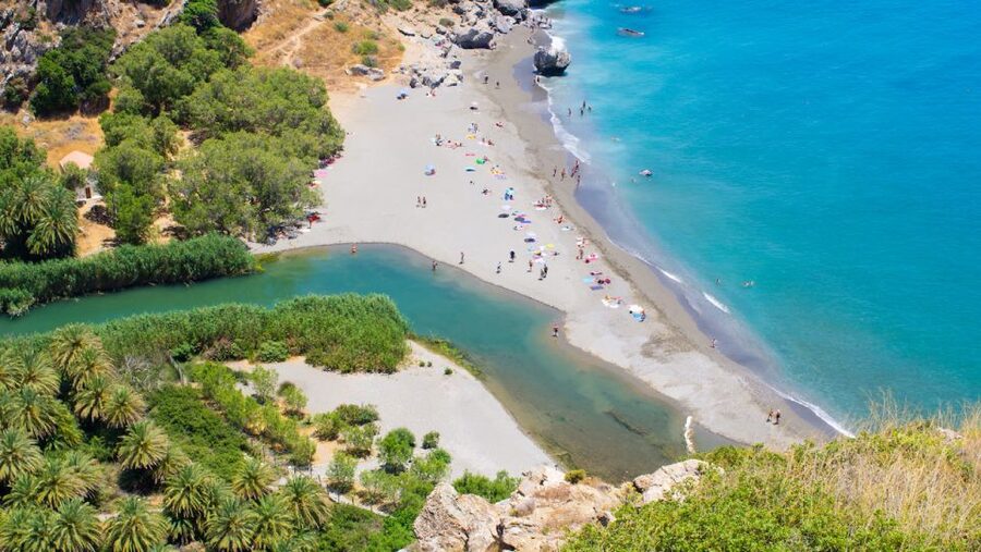 Heraklion: Preveli By Boat, Damnoni & Kourtaliotiko Springs - Damnoni Beach gives you room to choose