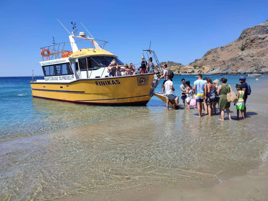 Heraklion: Preveli By Boat, Damnoni & Kourtaliotiko Springs - The guide makes a difference on a multilingual day