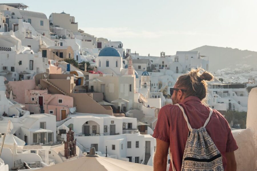 Heraklion: Santorini Day Trip with Boat Transfer & Oia Visit - Oia: beautiful, famous, and often crowded