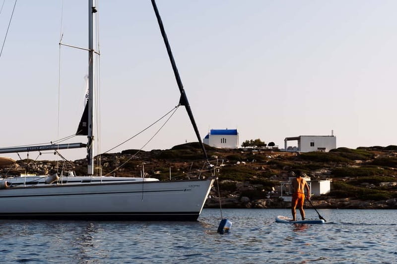 Heraklion: Sunset Sailing Cruise Dia Island with Snorkeling - Crew, comfort, and group size