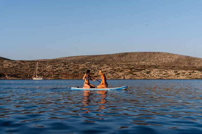 Heraklion: Sunset Sailing Cruise Dia Island with Snorkeling - Reaching Dia’s quiet main bay