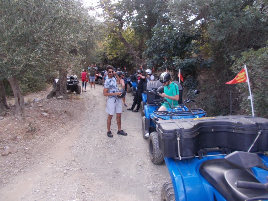 Hersonisos - Malia :off-road quad safari with transfer+Lunch - Potamos Beach gives the day a proper finish