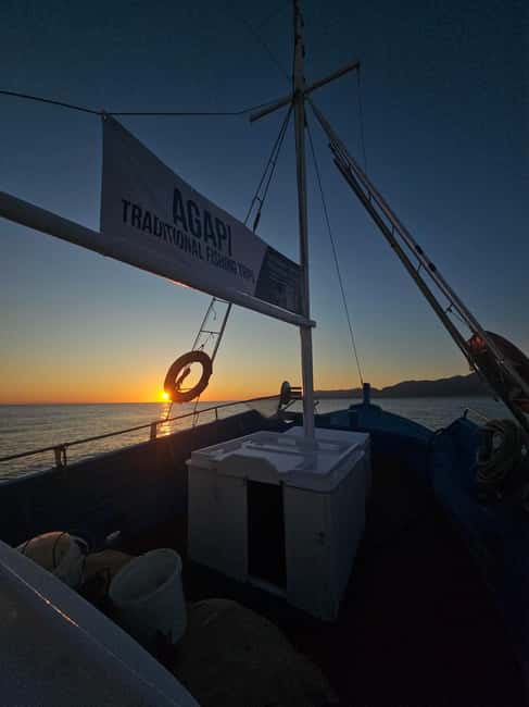 Hersonissos: Agapi Fishing Trips Sunset Cruise - Setting out from Hersonissos at 6:15 pm