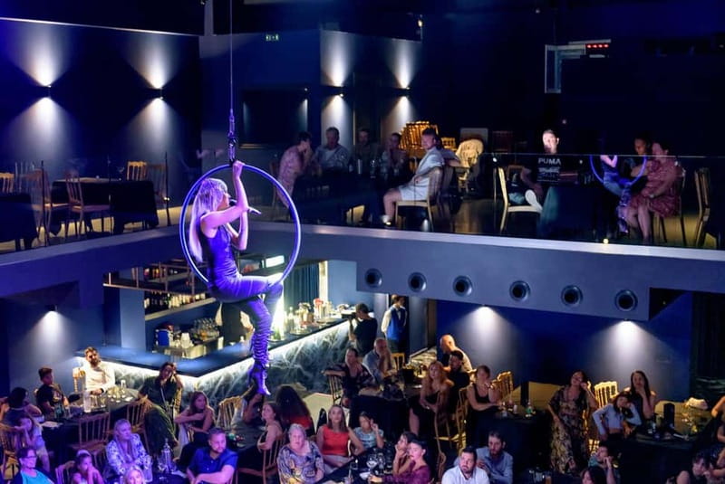 Hersonissos: Alar Spectacular Dinner Show - The opening acts and high-tech production
