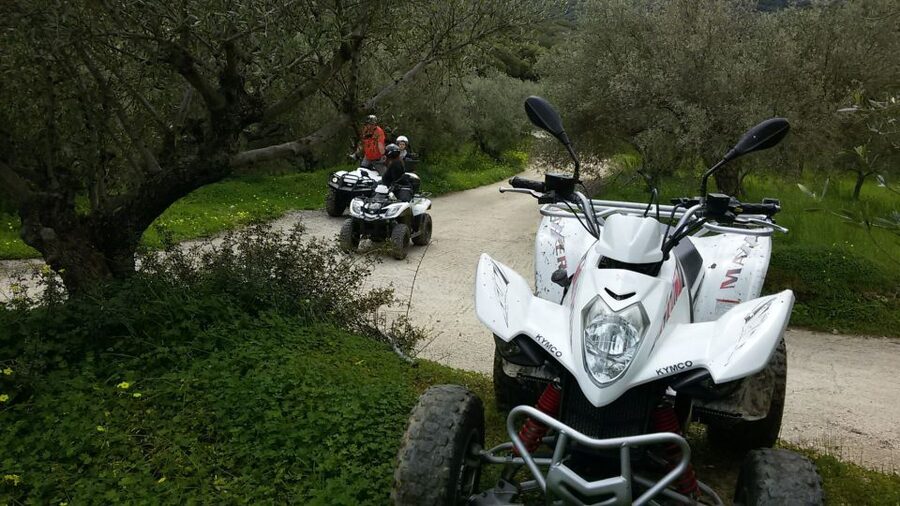 Hersonissos: ATV Quad Bike Safari in the Mountains of Crete - Raki, snacks, and a Cretan meal at a local tavern