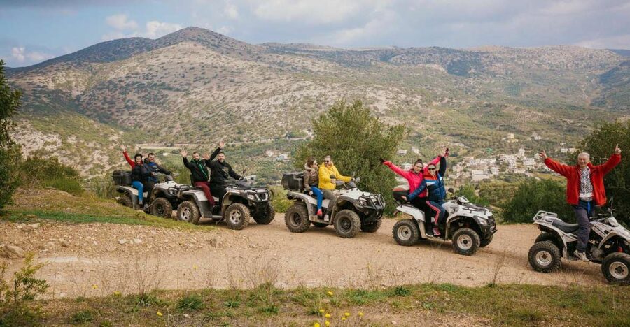 Hersonissos: ATV Quad Bike Safari in the Mountains of Crete - Downhill to the Aposelemis Dam and Sfentili