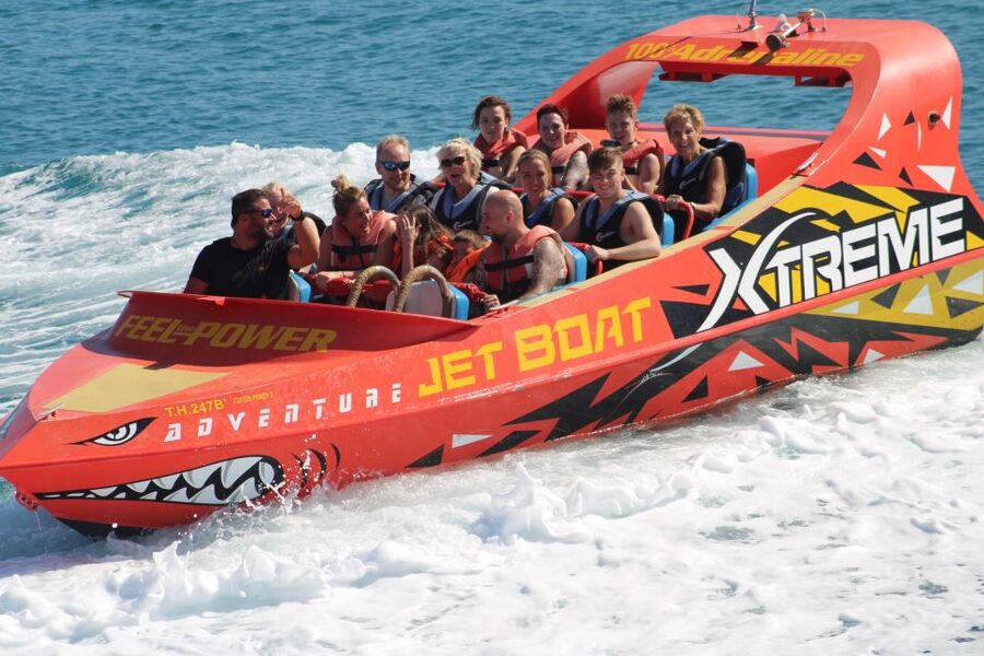 Hersonissos: Jet Boat Tour with Snorkeling - The return ride completes the one-hour plan