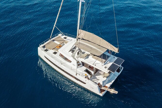 Hersonissos: Luxury Sunset Catamaran Cruise Sushi & Open Bar - Setting sail from Hersonissos