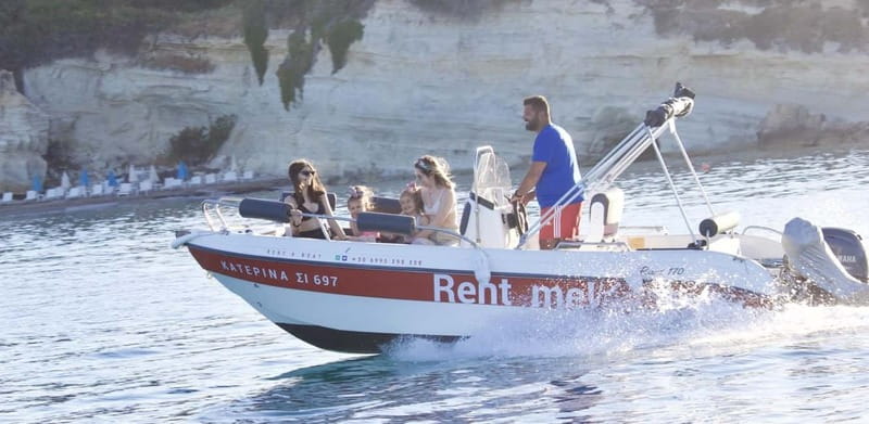 Hersonissos: Rent a Boat - No License Needed - Weather Rules and Comfort on the Water