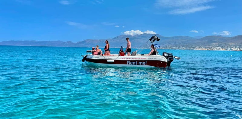 Hersonissos: Rent a Boat - No License Needed - Who Will Enjoy This Boat Rental Most?