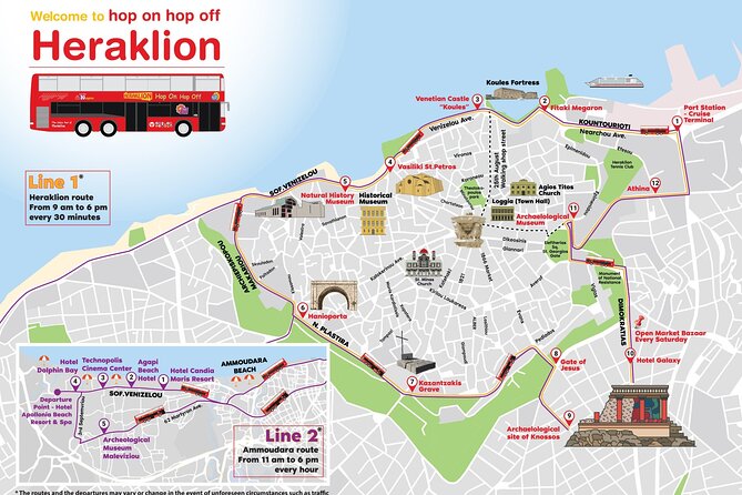 Hop-On Hop-Off Sightseeing Bus Tour in Heraklion - Stop 9: Knossos Palace, the route’s main prize