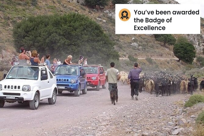 Jeep Safari 4x4 Crete real off road mountain tracks with Lunch from Hersonissos - Key points to know before booking