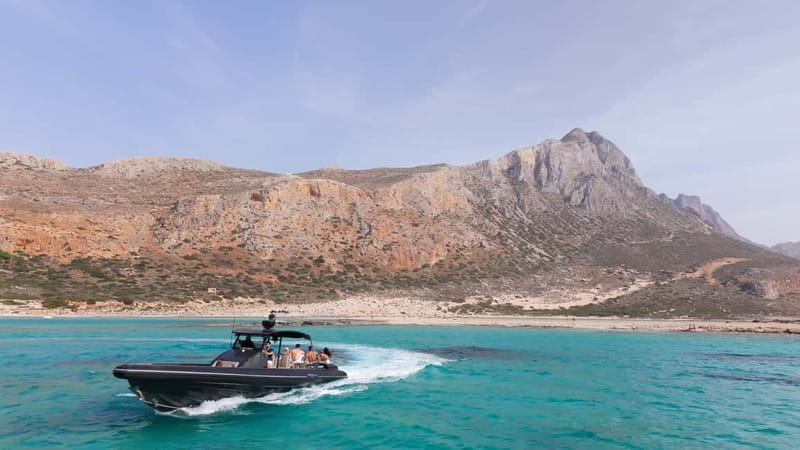 Kissamos: Balos & Gramvousa Speedboat Cruise with Snorkeling - The short ride to Balos Lagoon