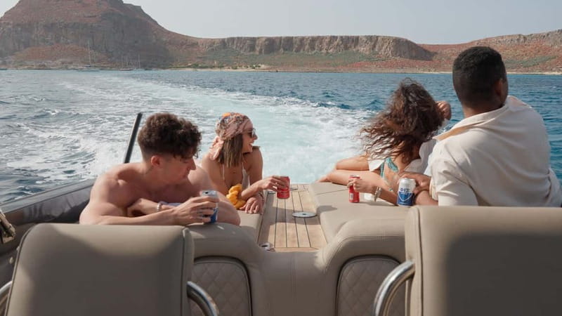 Kissamos: Balos & Gramvousa Speedboat Cruise with Snorkeling - Snacks, drinks, music, and the small-boat feel
