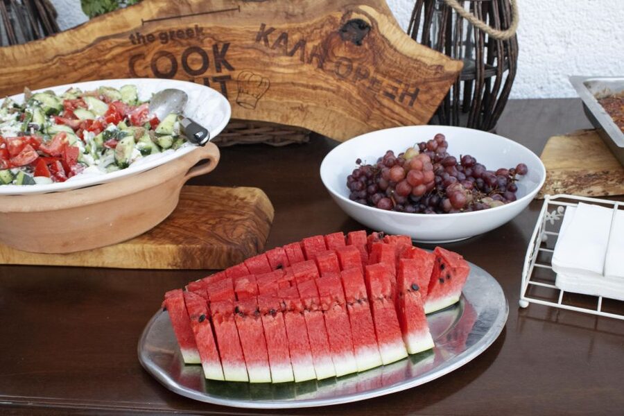 Kissamos: Greek Night with Buffet Dinner and Plate Smashing - Plate smashing and the big Greek party moment