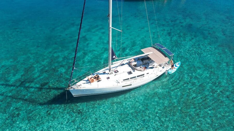Kolimvari: Sailing Cruise with Meal & Water Activities - Leaving Kolymvari and following Chania’s north coast