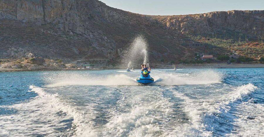 Kolymvari - Afrata & Menies Jet Ski Safari - Afrata Beach after about 15 minutes