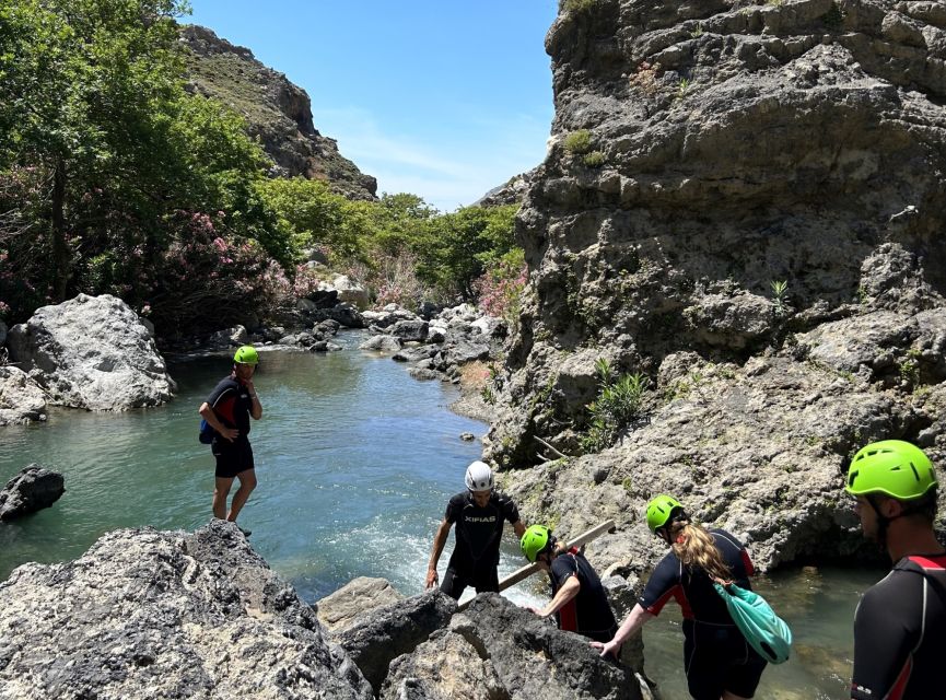 Kourtaliotiko Gorge River Trek with Lunch! Pick-up Avaliable - What to bring for a wet half-day
