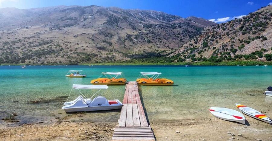 Lake Kournas: Pedal Boat Rental With Transfer - Key points to know before booking
