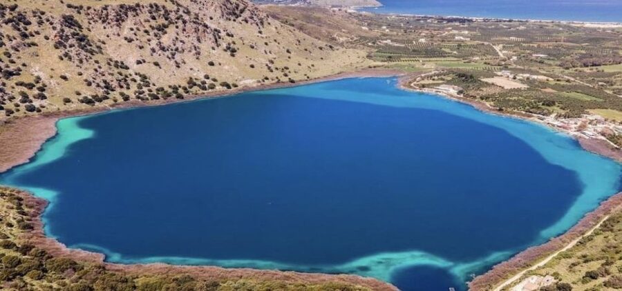 Lake Kournas: Pedal Boat Rental With Transfer - Lunch with a view at the lakeside tavernas