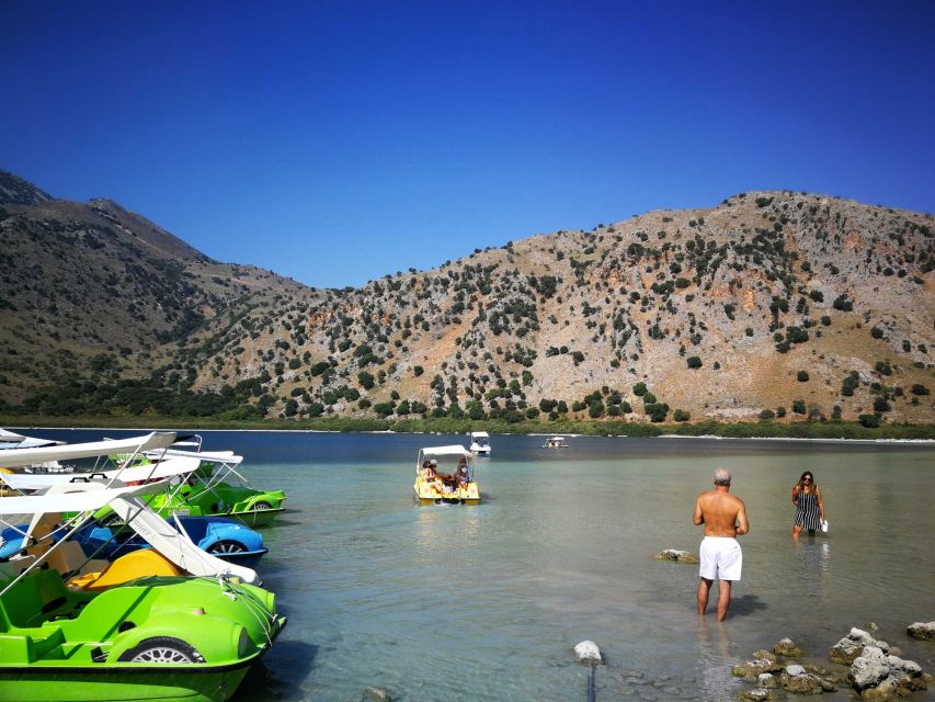 Lake Kournas: Pedal Boat Rental With Transfer - Practical ways to enjoy the four hours