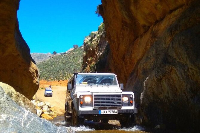 Land Rover Safari: Tripitis Gorge and Beach, South Crete - Loukia offers a short taste of village life