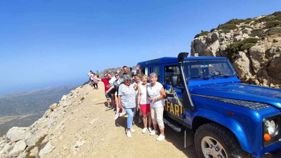 MALIA: Land rover Safari Lasithi Plateau and Zeus Cave - A proper Cretan lunch in a local taverna